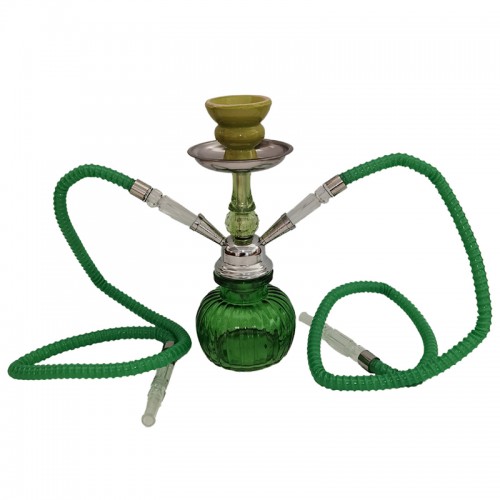 2 Tube Green 23CM Shishas